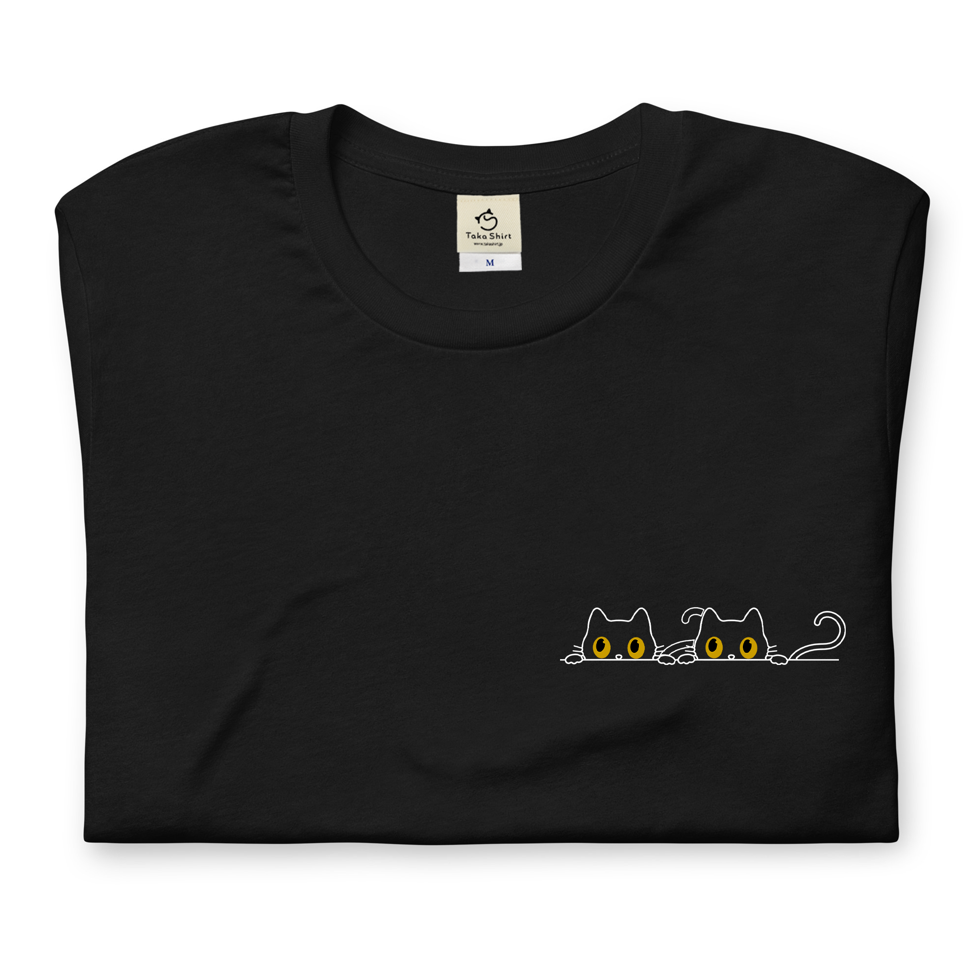 猫tシャツ ねこ 猫イラスト にゃんポイント|アダルト&キッズサイズ